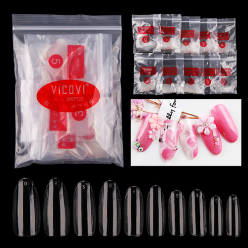 NTS-40 full cover oval nail tips
