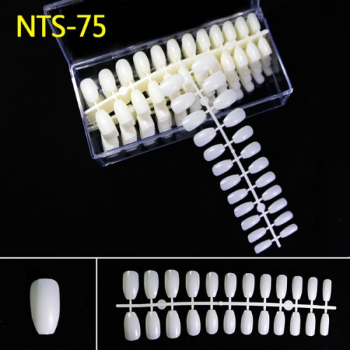 NTS-75 NTS-76 Short coffin ballet nail tips