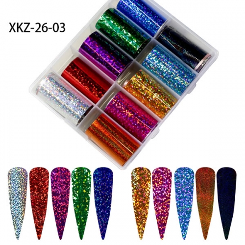 XKZ-26-03 Laser nail transfer foil