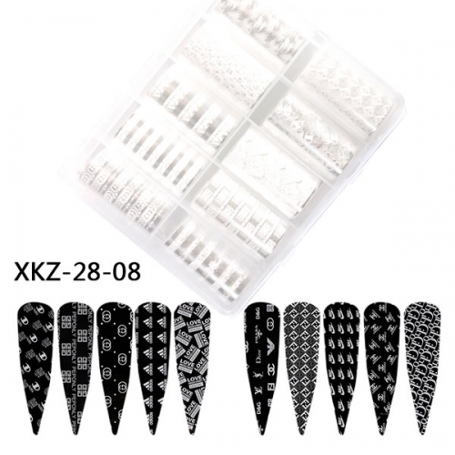 XKZ-28-08 brands nail transfer foil