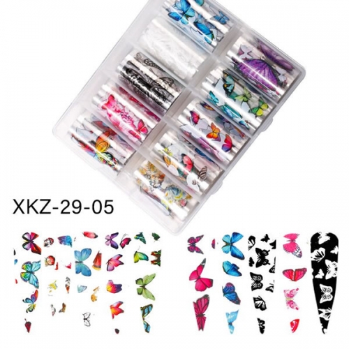 XKZ-29-05 Butterfly nail transfer foil