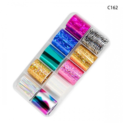 C162 Glitters flakes nail art foil
