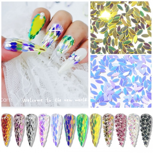 PGP-163 Rhombus diamond nail art glitters