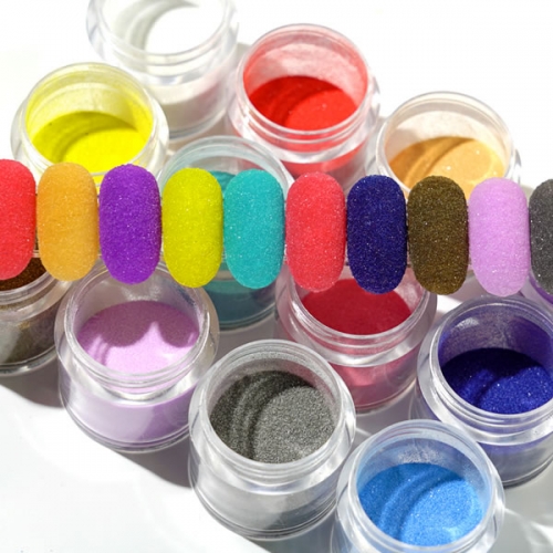 PGP-165 12 colors dust candy sugar nail powder