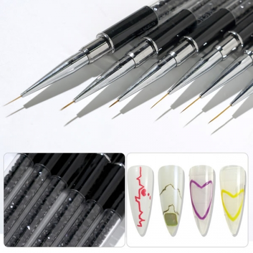 NLB-32 6 sizes nail gel liner brush