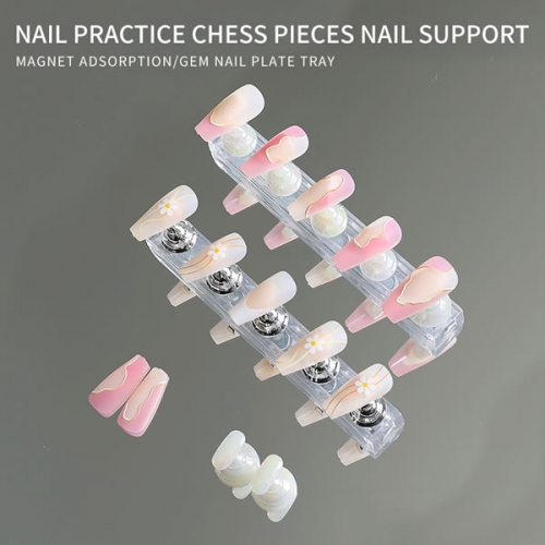 PAD-105 Different colors and sizes of nail display nail tips holder