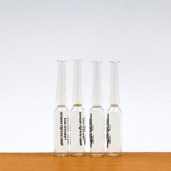 Venta al por mayor, 1ml, 2ml, 3ml, transparente, vacío, ISO, borosilicato, corte de un punto, tipo normal, botella de ampolla de vial de vidrio farmac