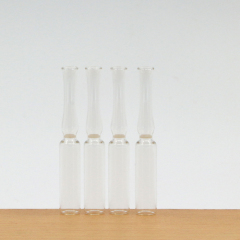 Ampolla de inyección de borosilicato bajo YBB vacía transparente de 1 ml, 2 ml, 3 ml, 4 ml al por mayor y botella de ampolla de vidrio médica ISO