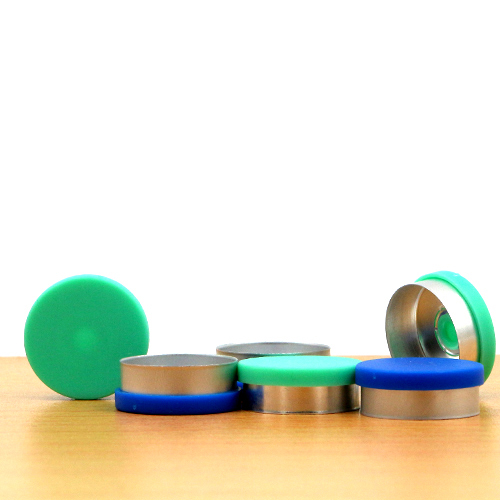 Wholesale 13mm 20mm medicine caps aluminum plastic injection caps for pharma bottles