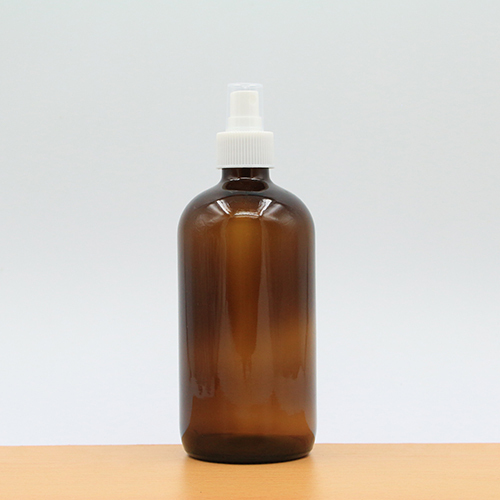 Wholesale 30ml 60ml 120ml 240ml 480ml Amber Boston Round Bottle with Mist Sprayer
