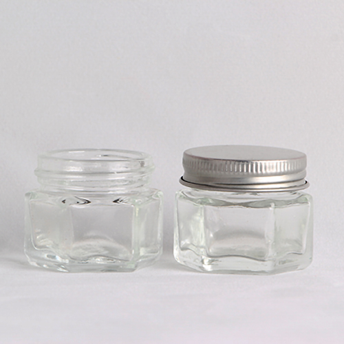 10&amp;1000ml Reusable Transparent Glass Storage Jar With Cap