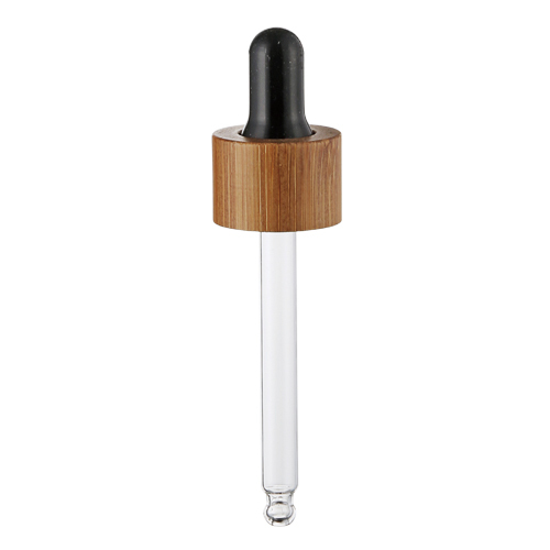 Eco-friendly Real Bamboo 13mm 18mm 20mm 24mm 28mm Glass Dropper