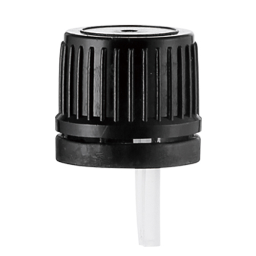 Venda imperdível 18mm 18/410 pequena tampa plástica inviolável para frasco de óleo essencial