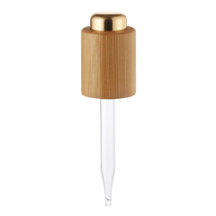 Eco-friendly Real Bamboo Press Glass Dropper