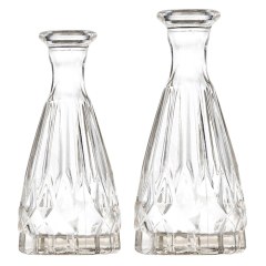 Bouteille d'aromathérapie en verre en forme de vase transparent de 50 ml à 150 ml