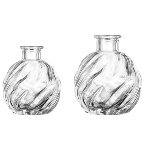 Botella de aromaterapia de vidrio con forma de piña transparente de 50 ml, 150 ml, 250 ml