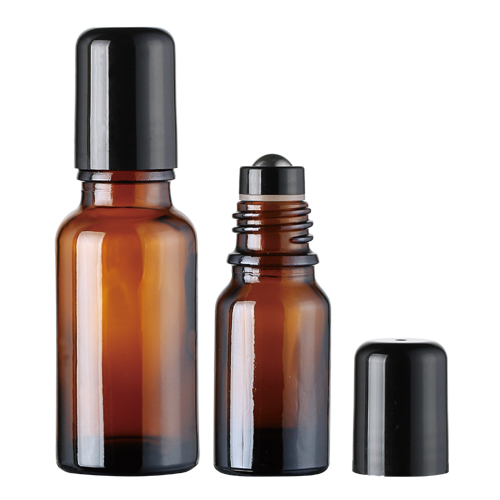 5-100ml amber glass roll on bottle for essential oils perfume glass roll on bottle