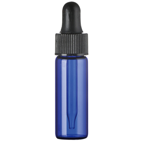 mini blue amber 2ml 5ml 3ml 1ml clear small glass vial bottles Perfume Sampling Vials for Essential Oil with Dropper