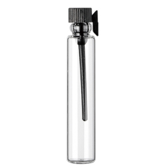 Envase cosmético de venta en caliente 1 ML 2 ML 3 ML frasco de muestra de perfume de vidrio transparente