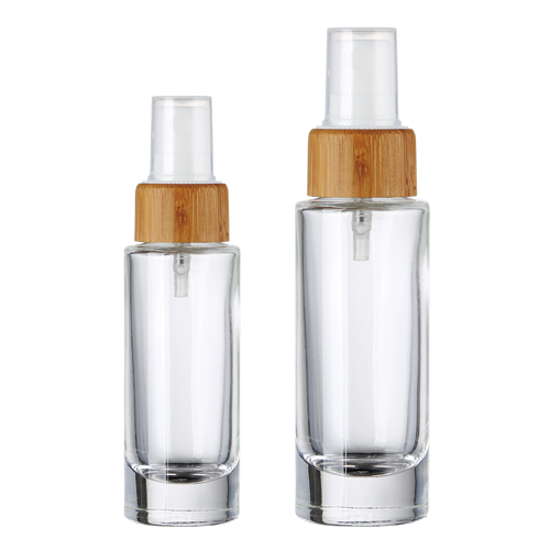 Wholesale Manufacturer 30ml 50ml Round glass lotion bottle