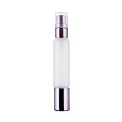 Frasco de vidrio de perfume de 10 ml de muestra de pulverización de vidrio plano transparente de alta calidad