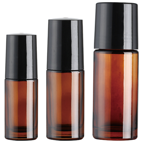 5ml 10ml 15ml 30ml 50ml âmbar rolo de vidro na garrafa para óleos essenciais perfume rolo de vidro na garrafa