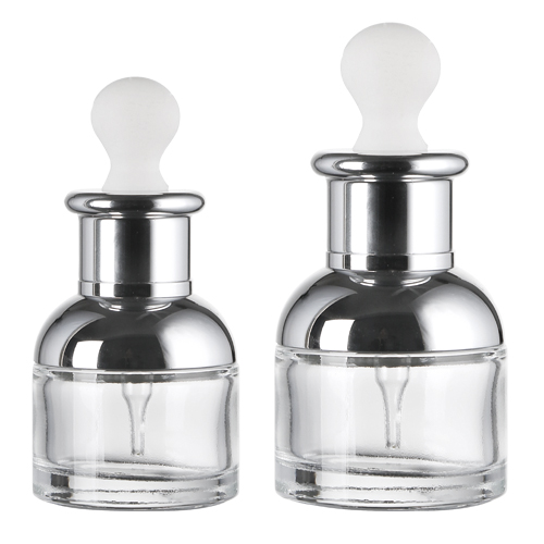 Wholesale 20ml 30ml Special Transparent Glass Essential Oil Bottle