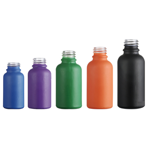 Bouteille d'huile essentielle en verre de peinture de couleur personnalisée de qualité réutilisable