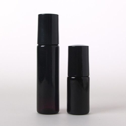 5 ML 10 ml de Violet a óptica puede rellenarse con aceite esencial de vidrio en un frasco de rodillo con bola de acero