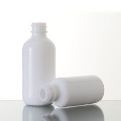 Preço de fabricação 30ml 60ml 120ml Boston White Opal Garrafa de óleo essencial de vidro