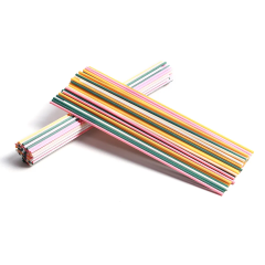 Vente en gros de bâtonnets de fibres synthétiques pour diffuseur Reed en polyester coloré et en tissu de rotin