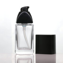 Wholesale 30ml Rectangle glass lotion bottle