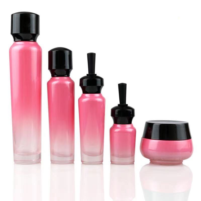 Vente en gros pot de crème en verre de 50 g 15 ml 30 ml 50 ml 100 ml 120 ml flacon de lotion en verre trousse de maquillage