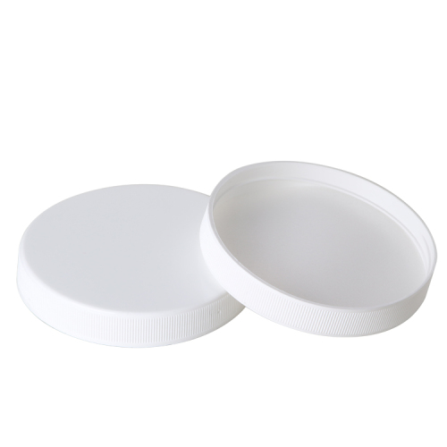 89mm ribbed plastic screw PP lid for cream jar