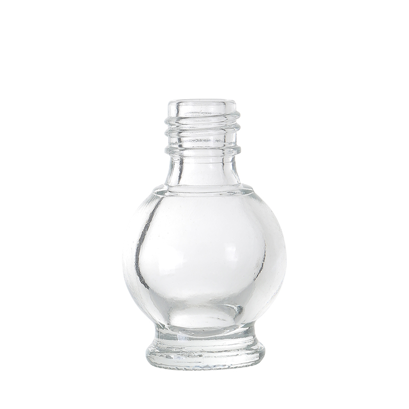 Großhandel leere 5.5g transparentes Glas Nagellack Flasche Kosmetikflasche