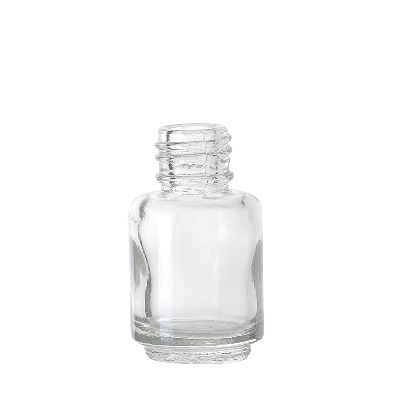 Оптовая продажа пустых 5 г прозрачных стеклянных бутылок для лака для ногтей