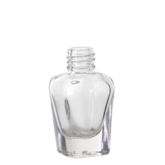 Оптовая продажа пустых 8 г прозрачных стеклянных бутылок для лака для ногтей