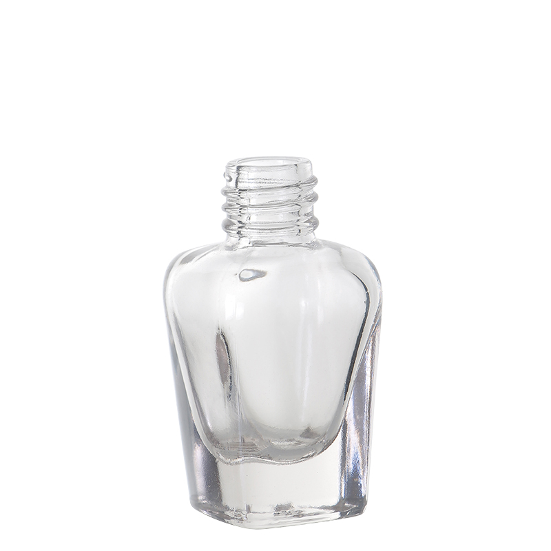 Wholesale Empty 8g Transparent Glass Nail Polish Bottle Cosmetic Bottle