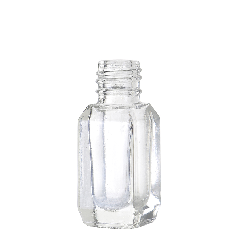 Wholesale Empty 4g Transparent Glass Nail Polish Bottle Cosmetic Bottle