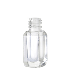 Оптовая продажа пустых 4 г прозрачных стеклянных бутылок для лака для ногтей