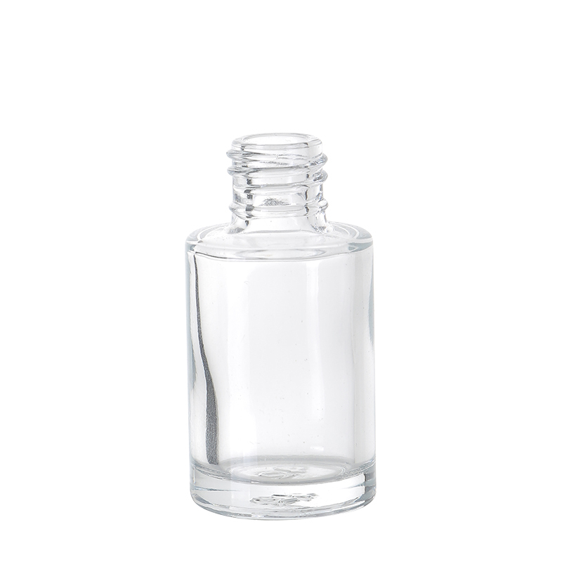 Großhandel leere 7.5g transparentes Glas Nagellack Flasche Kosmetikflasche