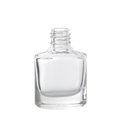 Großhandel leere 6.7g transparentes Glas Nagellack Flasche Kosmetikflasche
