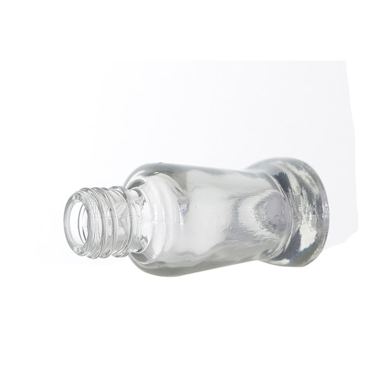 Großhandel leere 5,5g Transparentes Glas Nagellack Flasche Kosmetikflasche