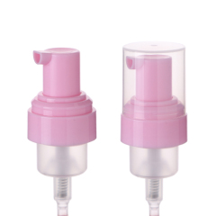 Vente en gros 30MM Mousse Rose pompe pulvérisateur PP manteau transparent