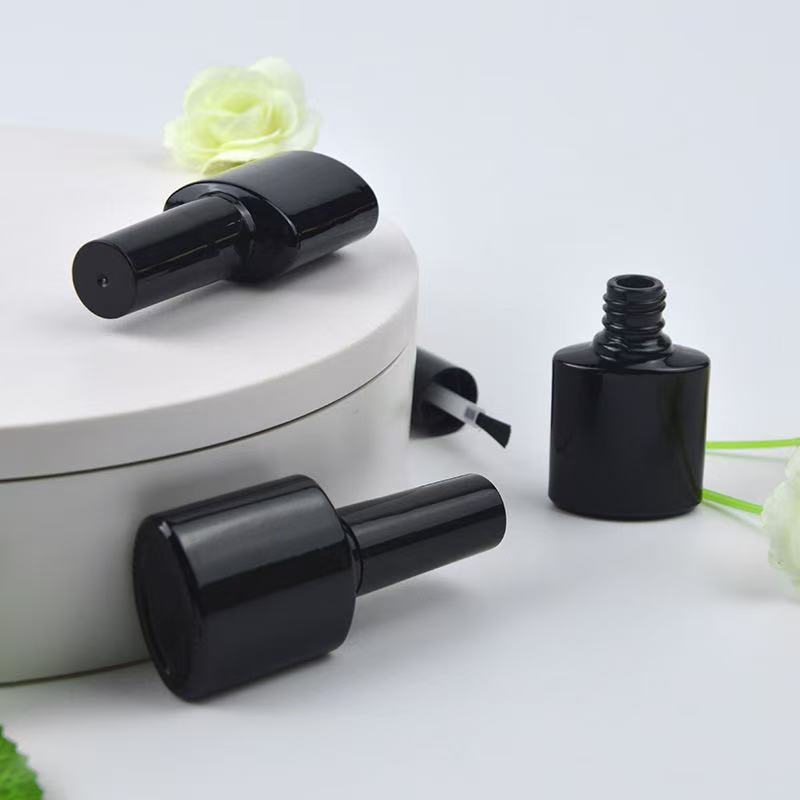 Wholesale Empty 8ML Transparent Glass Nail Polish Bottle Cosmetic Bottle