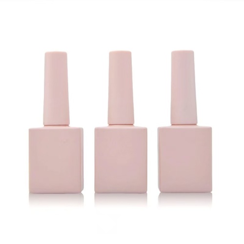 Wholesale Empty 10ML 15ML Rectangle Glass Nail Polish Bottle Cosmetic Bottle