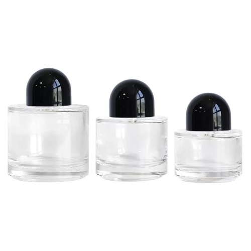 Wholesale 30ml 50ml 100ml Crimp Neck Round Glass Perfume Bottle