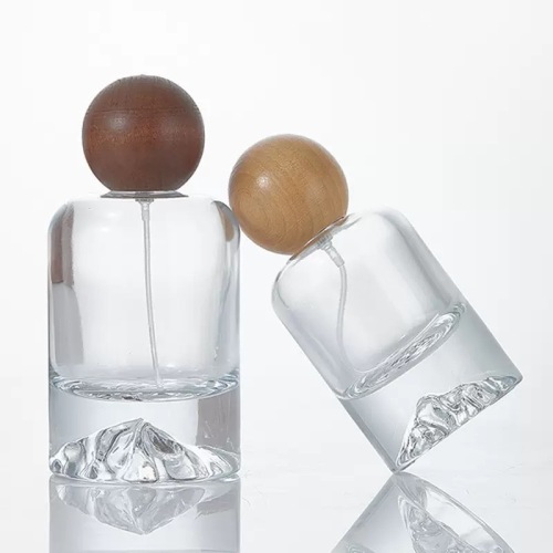 Wholesale 30ml 50ml 100ml Crimp Neck Round Glass Perfume Bottle