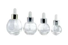 5-100 mlメッキ金防光精油化粧品乳液ビュレットガラス空瓶