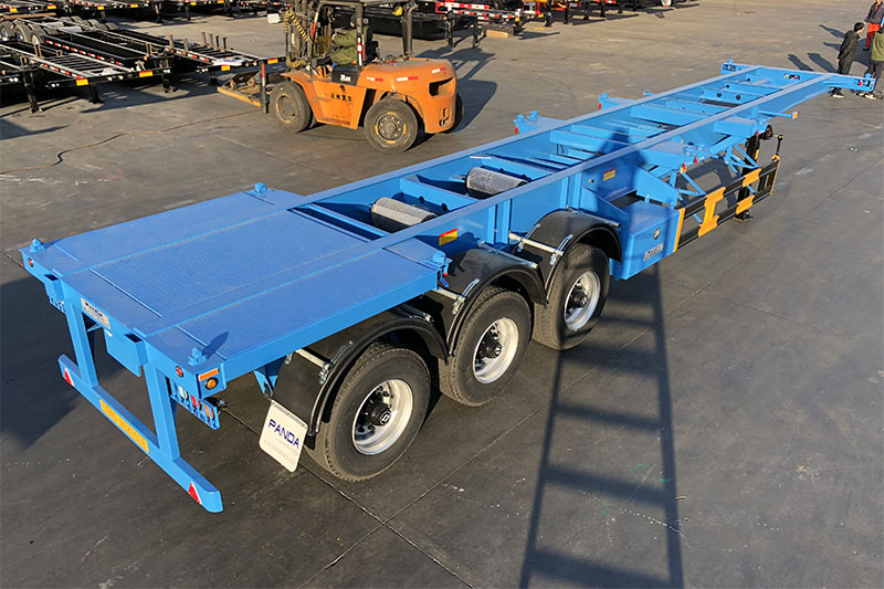 container chassis semi trailer